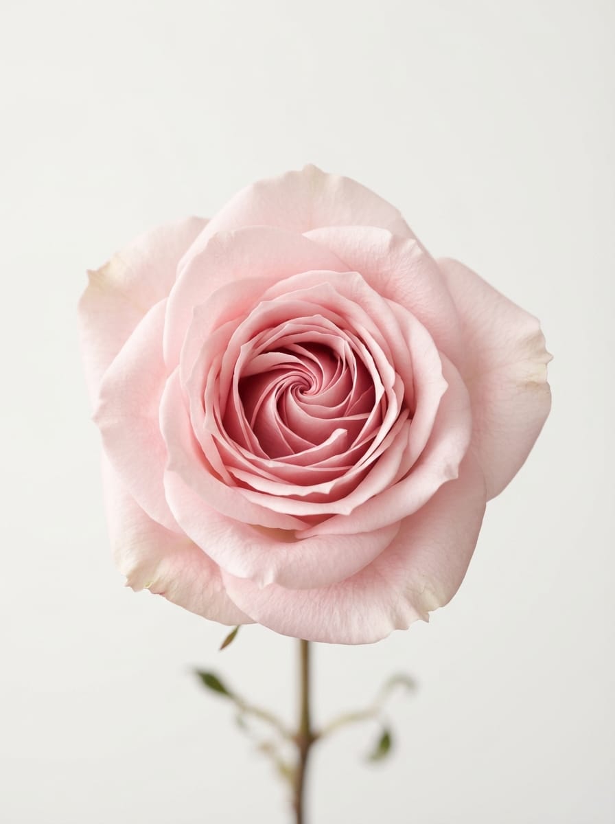 Blush garden rose petals